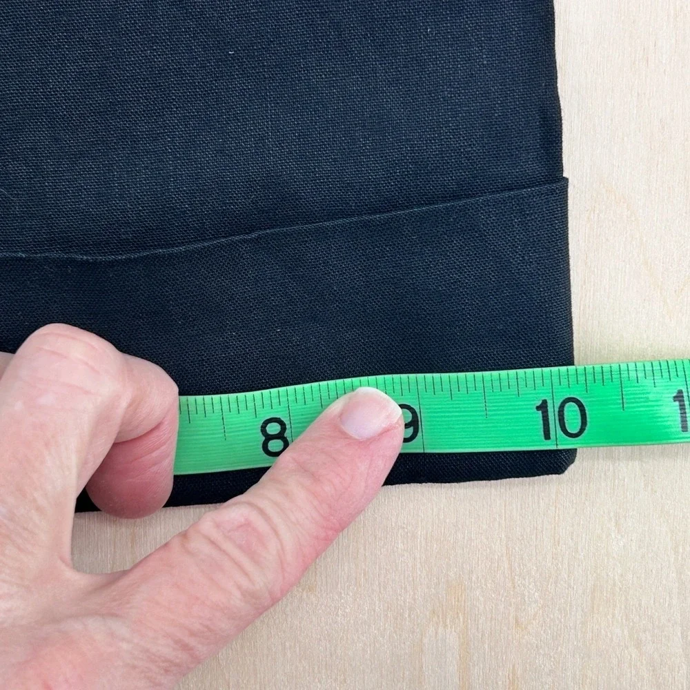 Banana Republic Pants Wms‎ 10 Black Linen Blend Wide Leg Stretch Career Classic